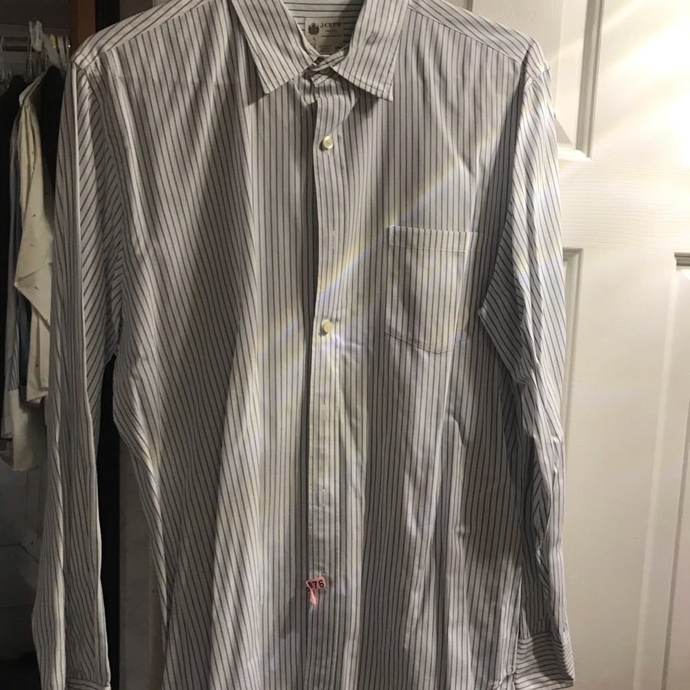 J. Crew mens button down shirt size large